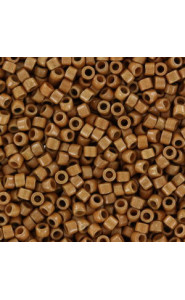 Miyuki delica Beads 11/0 - Duracoat galvanized matted yellow gold DB-1833F